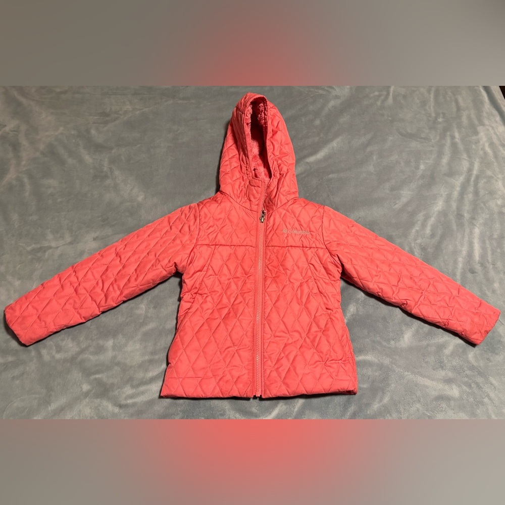 Columbia Youth Puffer, Fluffy Lined Jacket (XS)